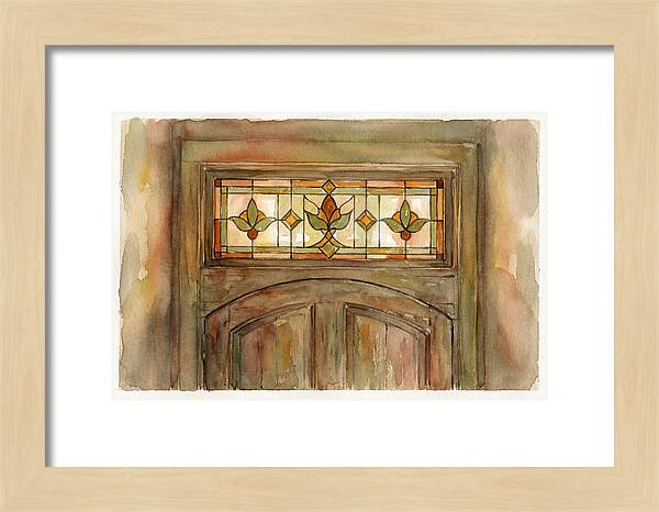 Stained Glass Transom Window