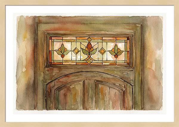 Stained Glass Transom Window