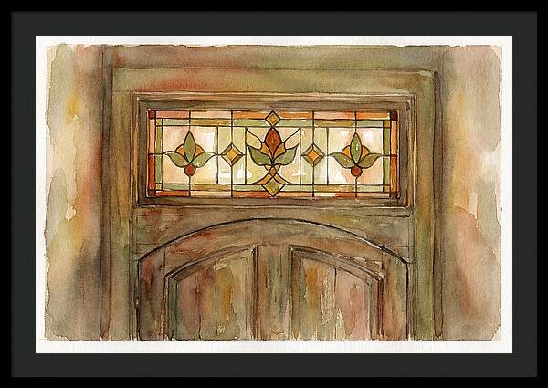 Stained Glass Transom Window