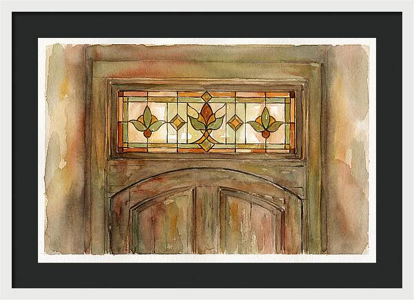 Stained Glass Transom Window
