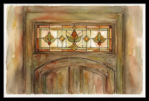 Stained Glass Transom Window