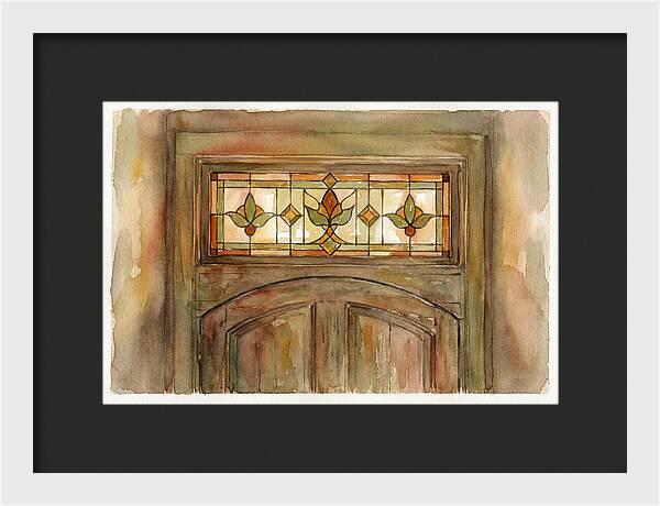 Stained Glass Transom Window