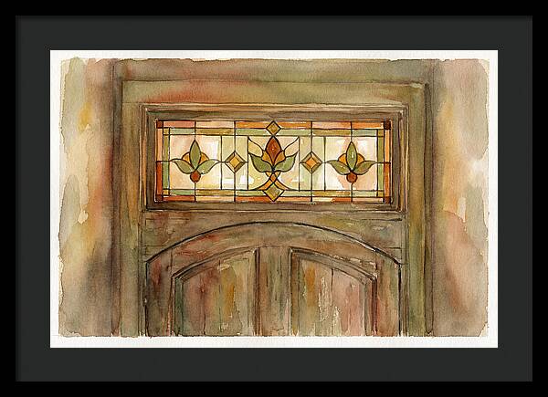 Stained Glass Transom Window
