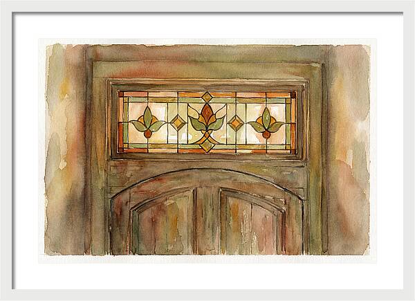 Stained Glass Transom Window