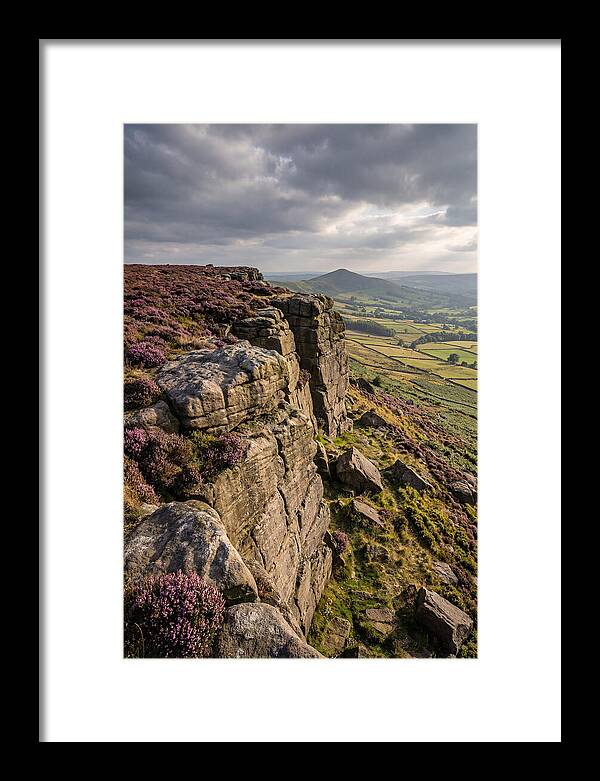 Stanage Edge At Dusk