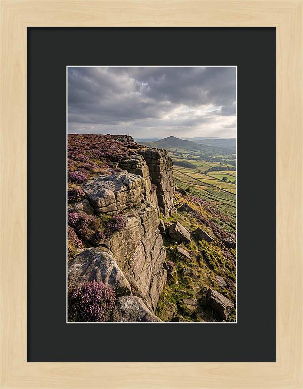 Stanage Edge At Dusk