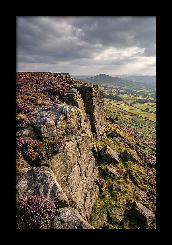 Stanage Edge At Dusk