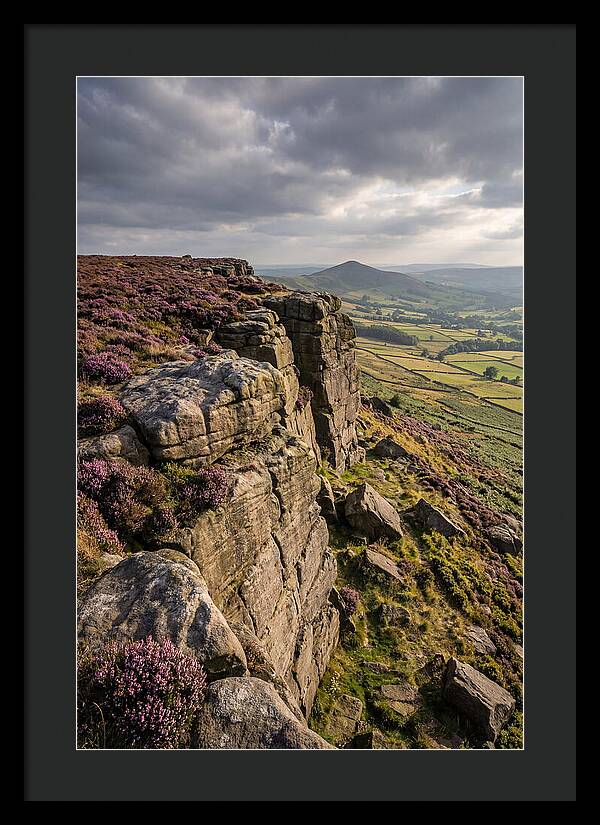 Stanage Edge At Dusk