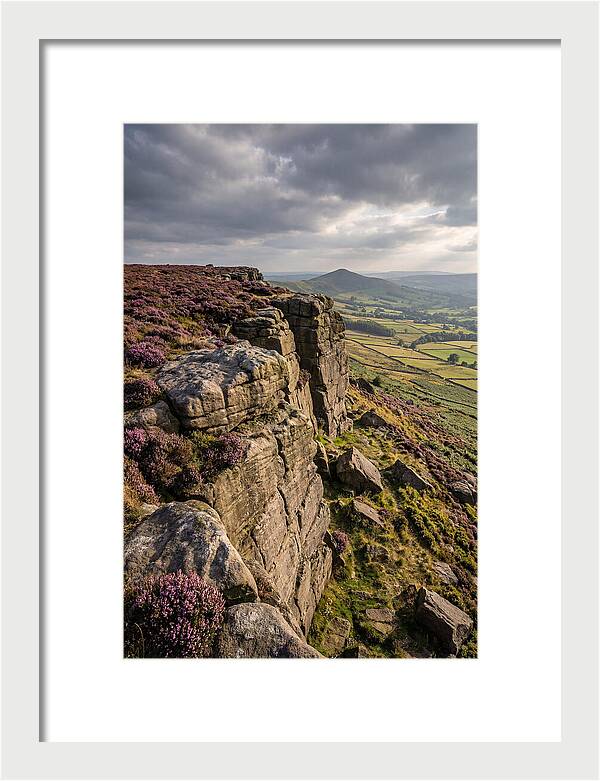 Stanage Edge At Dusk