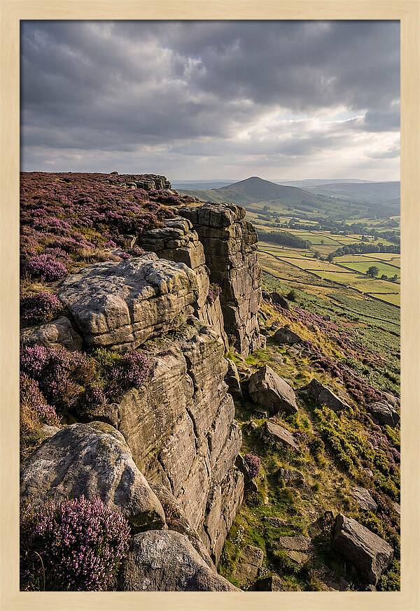 Stanage Edge At Dusk