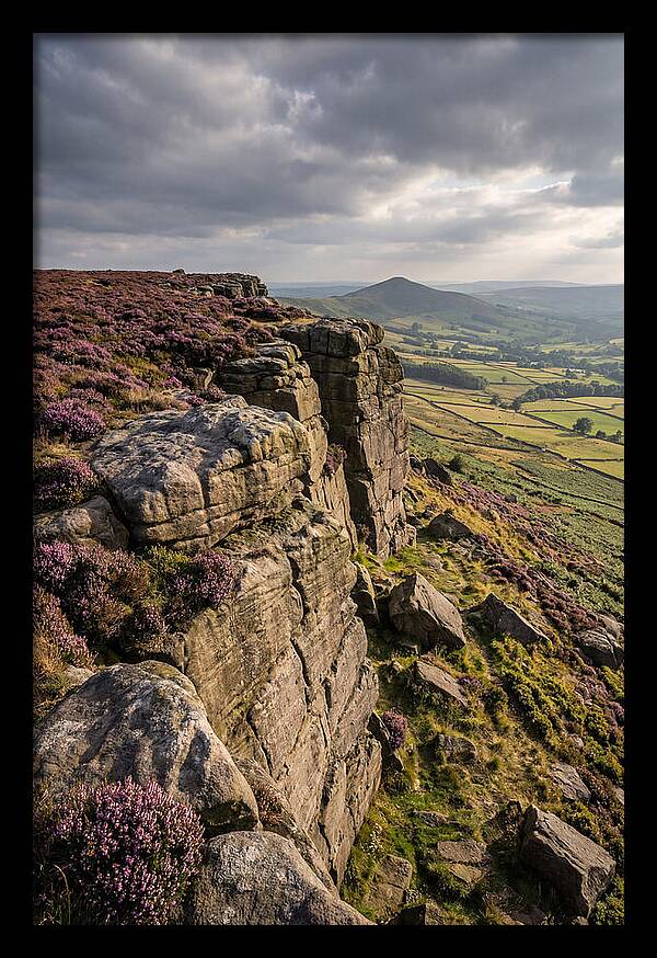 Stanage Edge At Dusk
