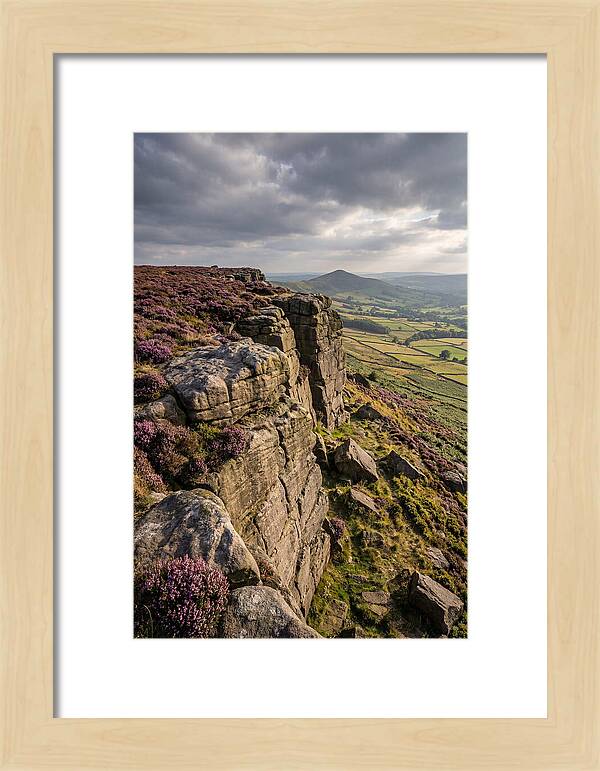 Stanage Edge At Dusk