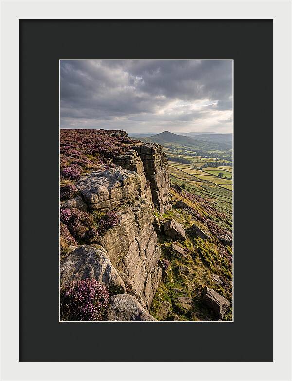 Stanage Edge At Dusk