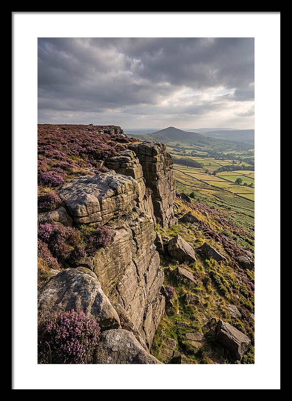 Stanage Edge At Dusk