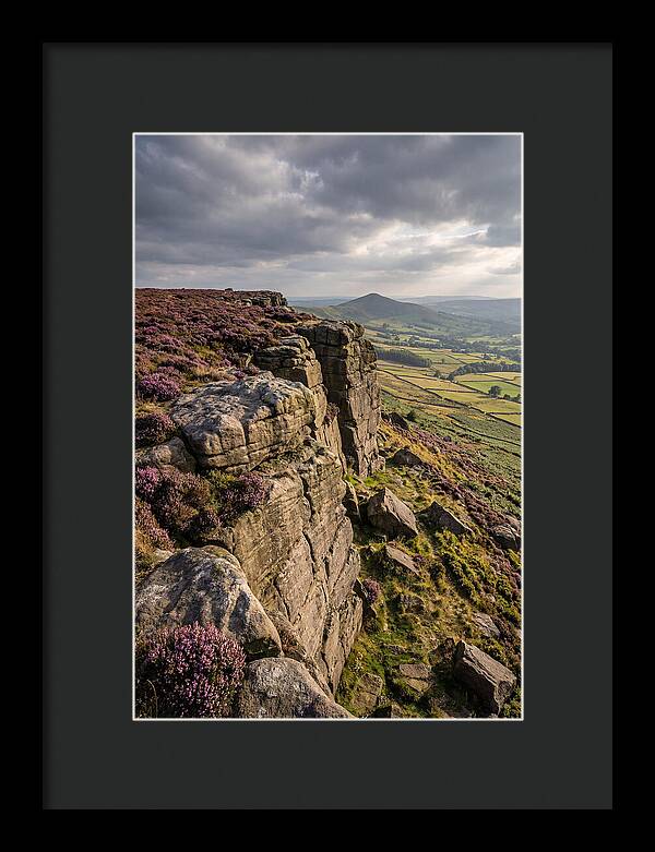 Stanage Edge At Dusk