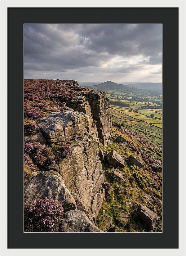 Stanage Edge At Dusk