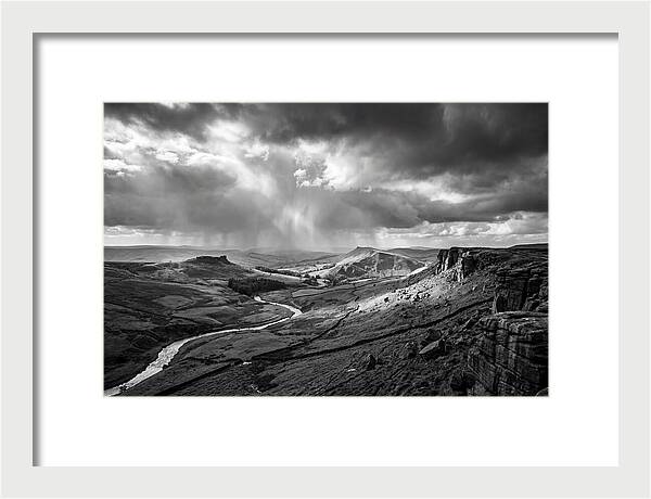 Stanage Edge Peak Vista