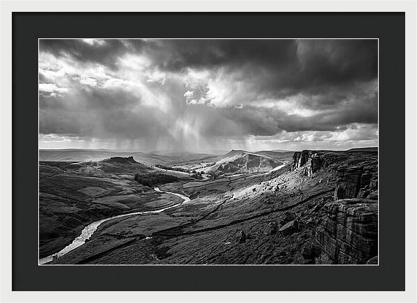 Stanage Edge Peak Vista