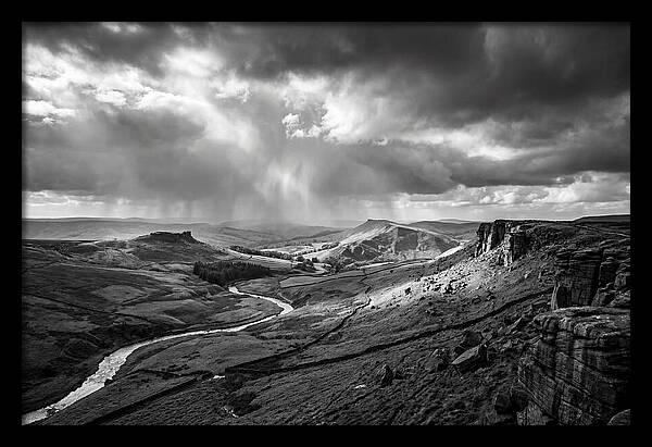 Stanage Edge Peak Vista