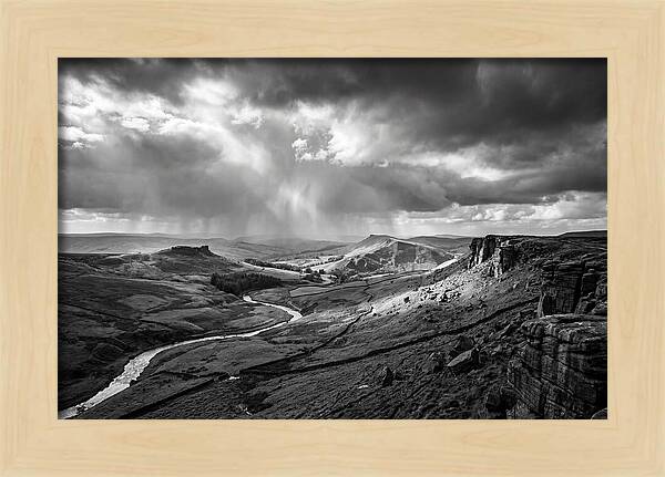Stanage Edge Peak Vista
