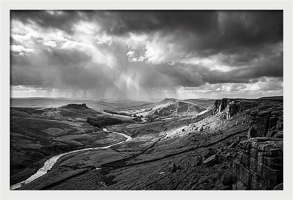 Stanage Edge Peak Vista