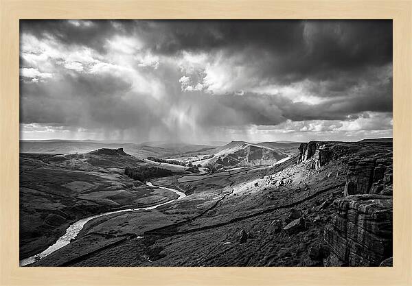 Stanage Edge Peak Vista