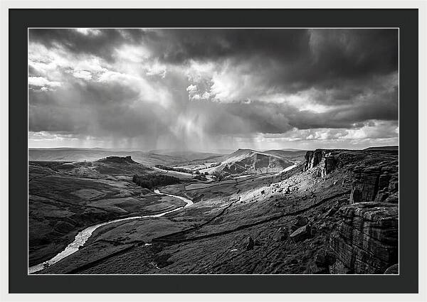 Stanage Edge Peak Vista