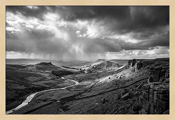 Stanage Edge Peak Vista