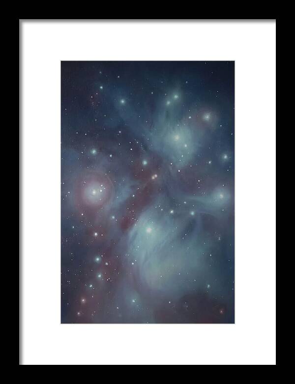 Star Cluster Twinkling In Deep Space