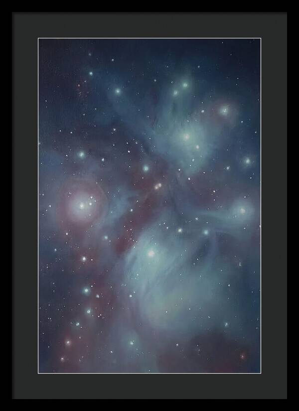 Star Cluster Twinkling In Deep Space