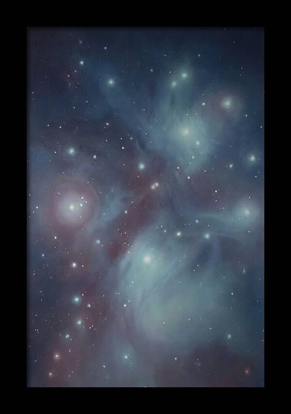 Star Cluster Twinkling In Deep Space