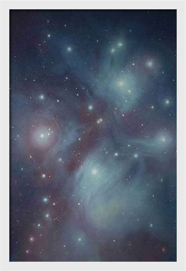 Star Cluster Twinkling In Deep Space