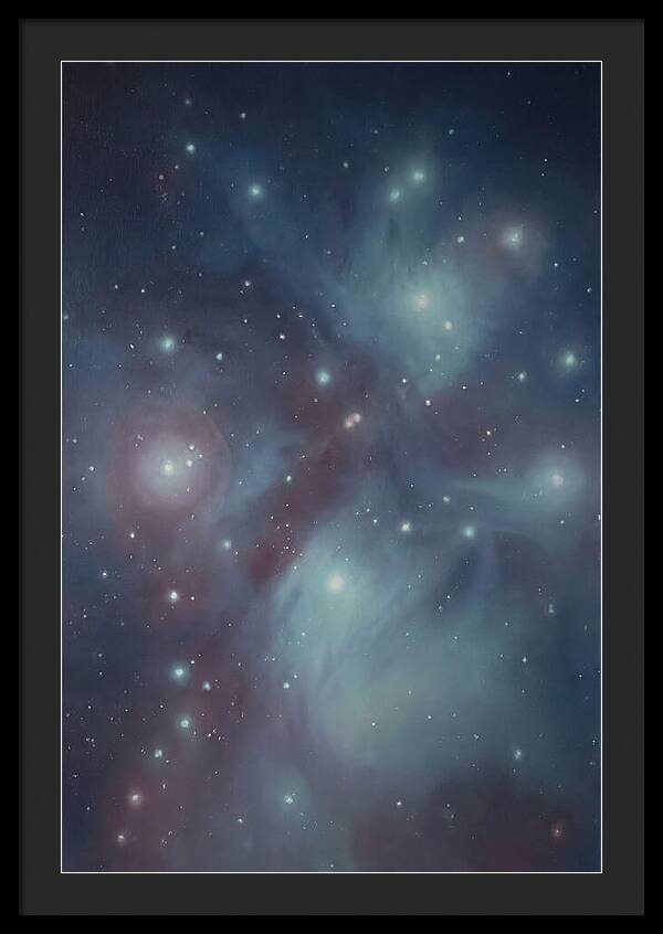 Star Cluster Twinkling In Deep Space