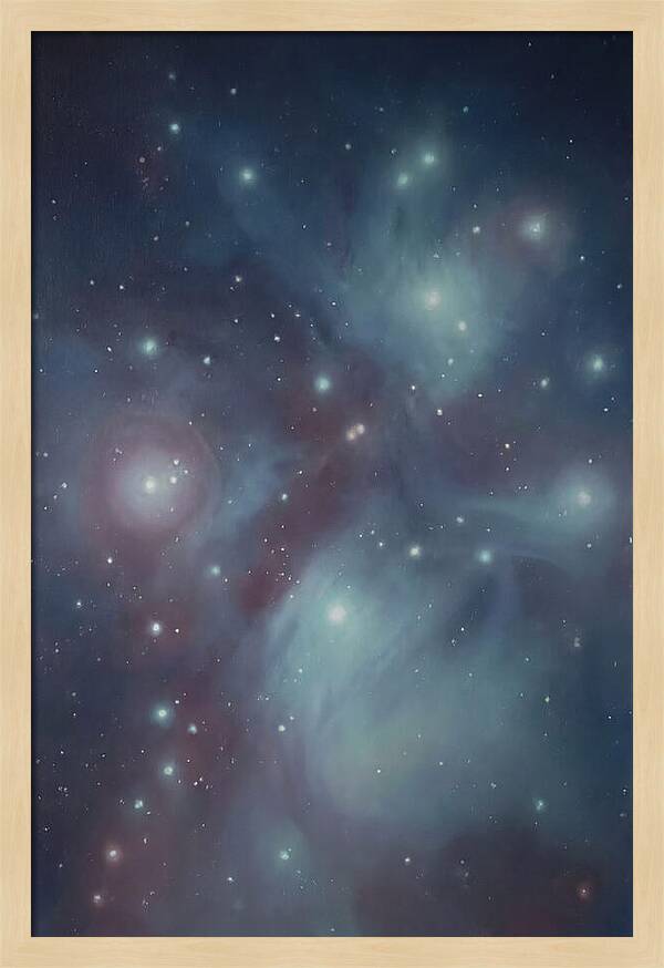 Star Cluster Twinkling In Deep Space