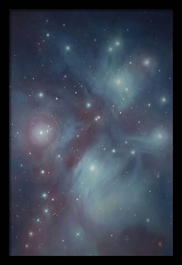 Star Cluster Twinkling In Deep Space