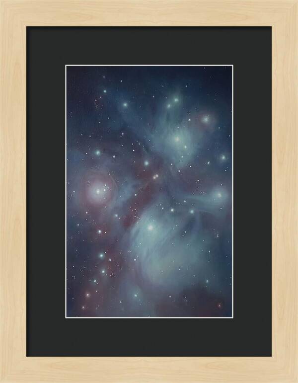 Star Cluster Twinkling In Deep Space