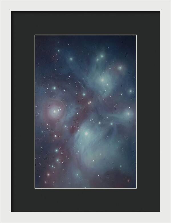 Star Cluster Twinkling In Deep Space