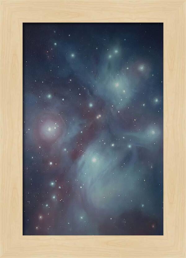 Star Cluster Twinkling In Deep Space