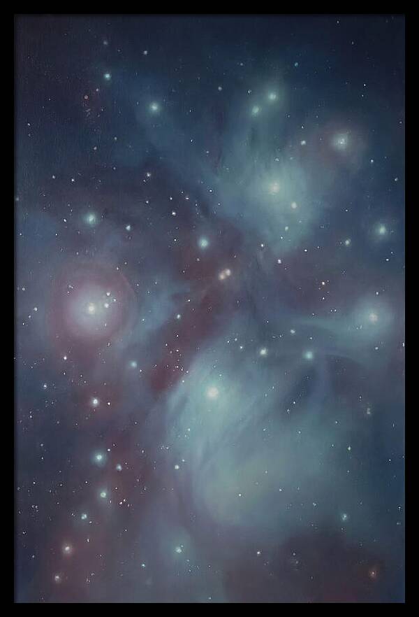 Star Cluster Twinkling In Deep Space
