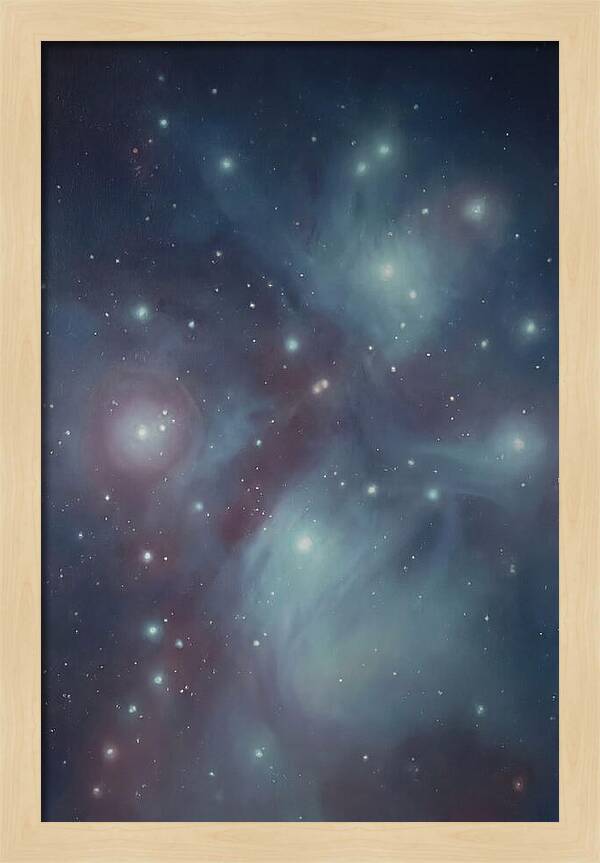 Star Cluster Twinkling In Deep Space