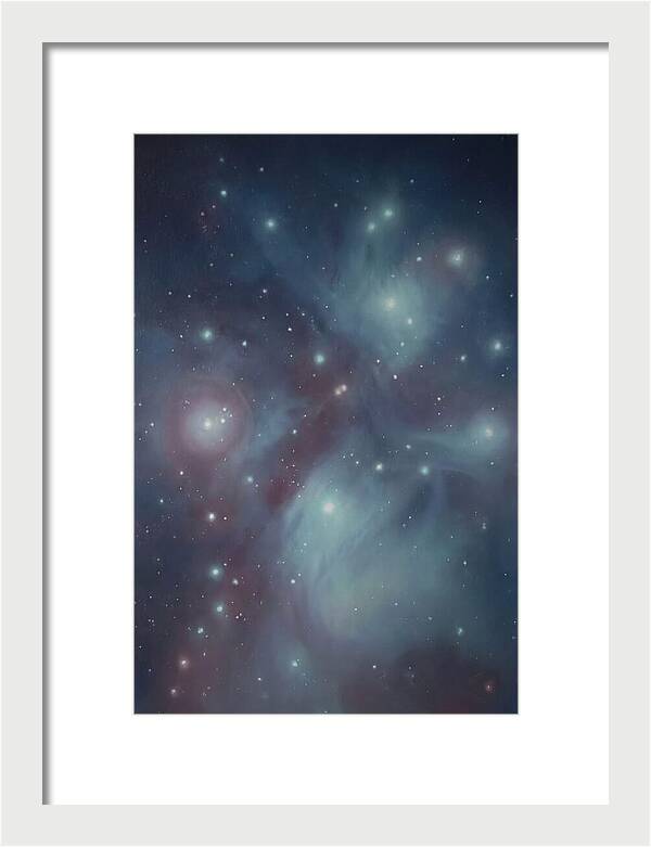 Star Cluster Twinkling In Deep Space