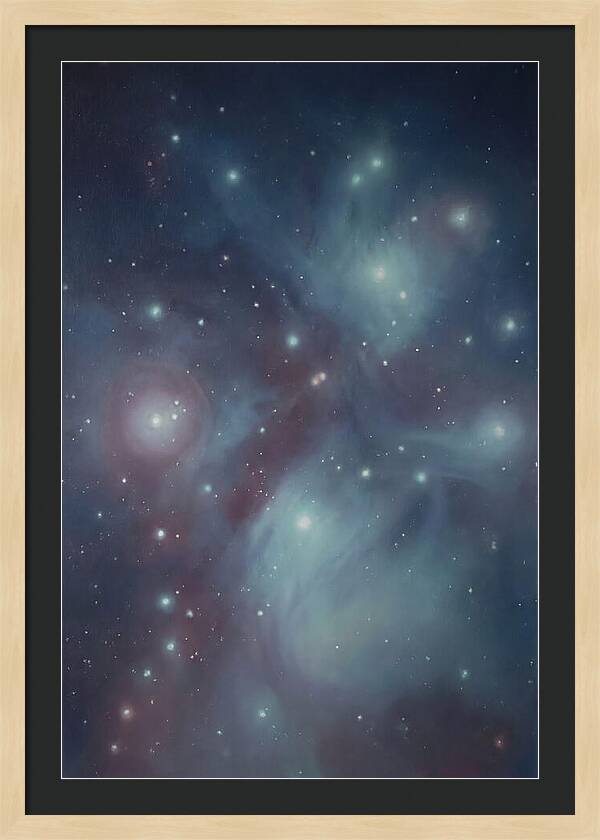 Star Cluster Twinkling In Deep Space