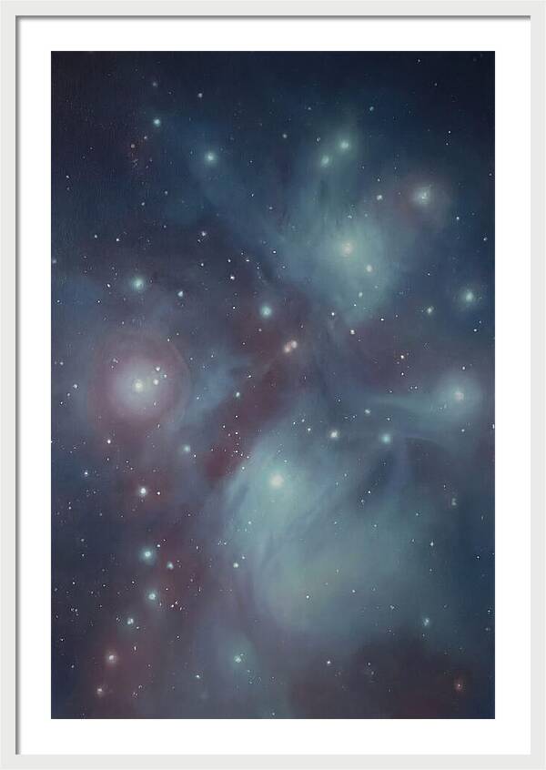 Star Cluster Twinkling In Deep Space