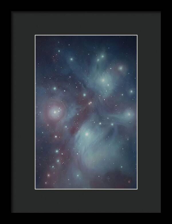 Star Cluster Twinkling In Deep Space