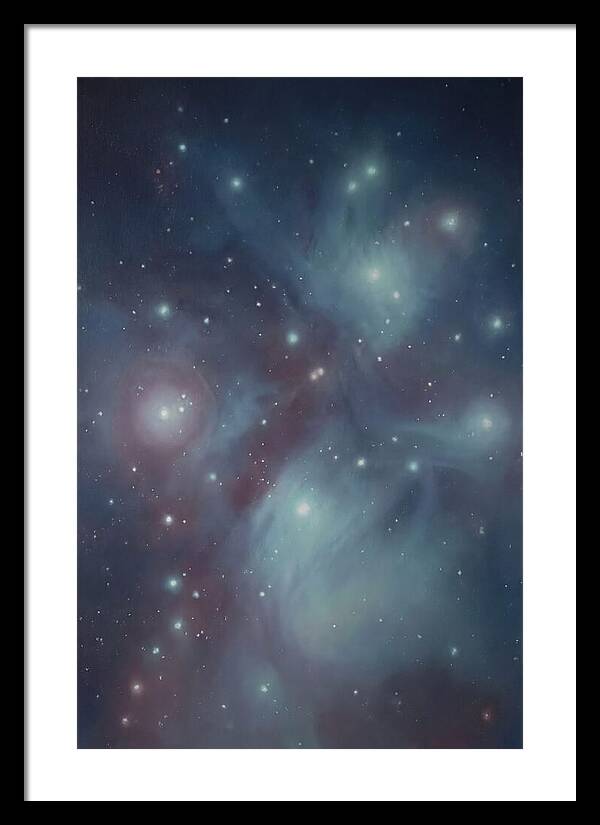 Star Cluster Twinkling In Deep Space