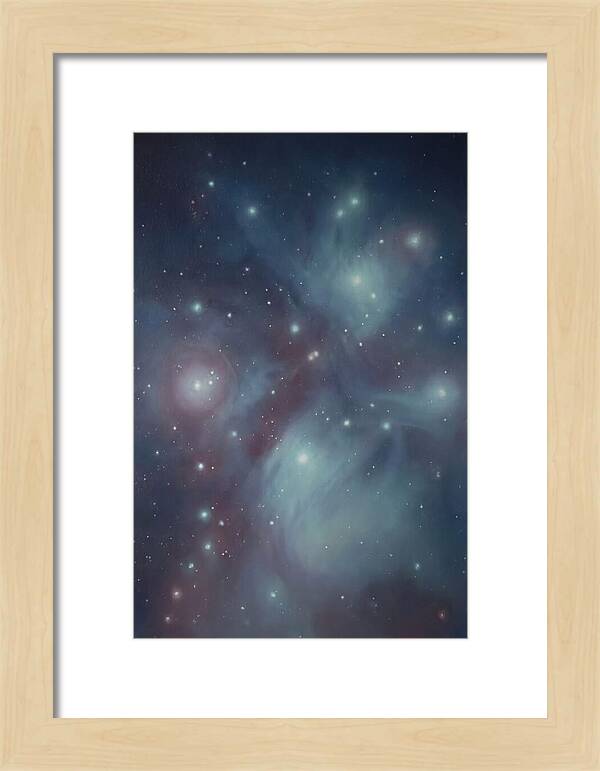 Star Cluster Twinkling In Deep Space