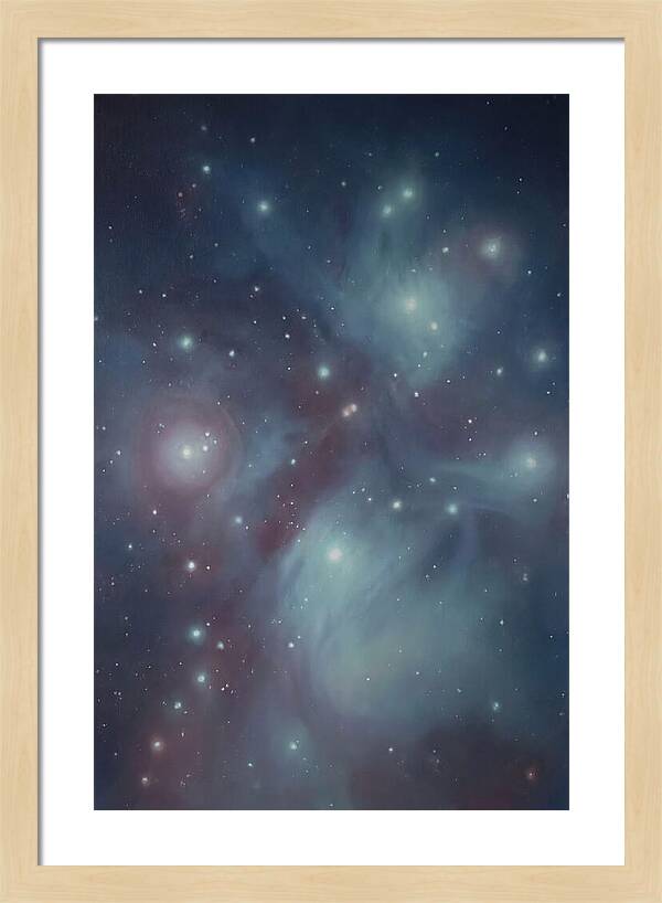 Star Cluster Twinkling In Deep Space