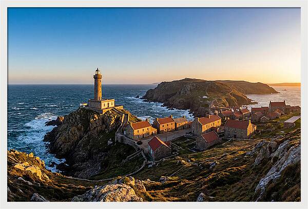 Star Island Lighthouse At Dusk