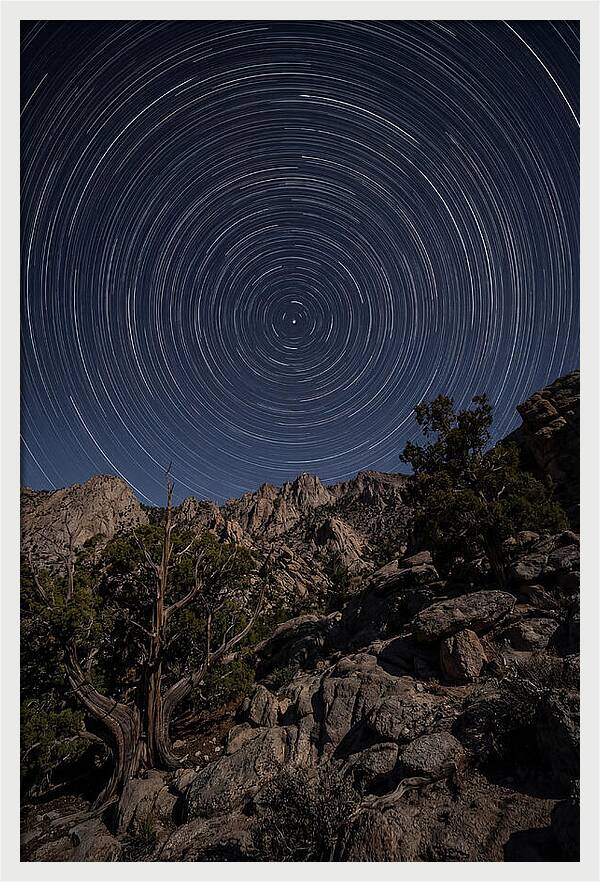 Star Trails Around Polaris