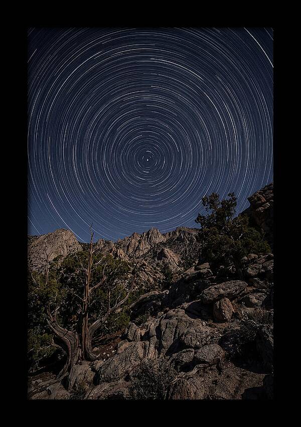 Star Trails Around Polaris